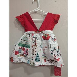 Baby girl's Christmas one piece dress w/snap bottom closure party dress, Shenzen